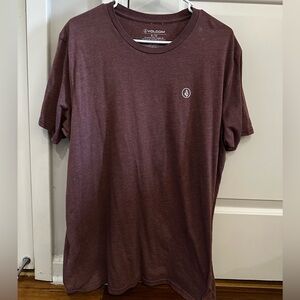Volcom Men's Burgundy Short Sleeve Tee